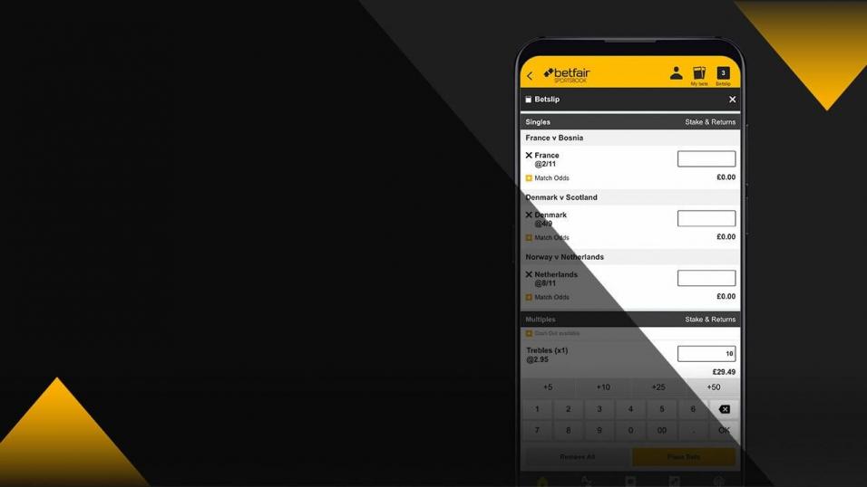 Betfair Sportsbook on mobile